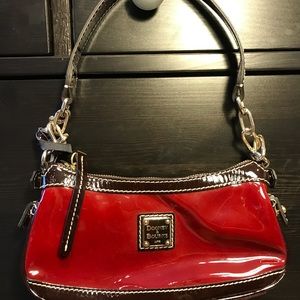 Dooney & Burke Red Patent Leather Handbag